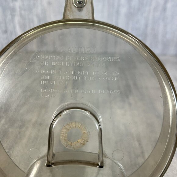 Vintage General Electric GE Food Processor  FP-1B D1FP1-4200 Lid Amber - Picture 3 of 5
